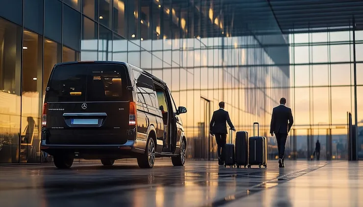 Airport transfer service in Delhi with chauffeur-driven car at IGI Airport