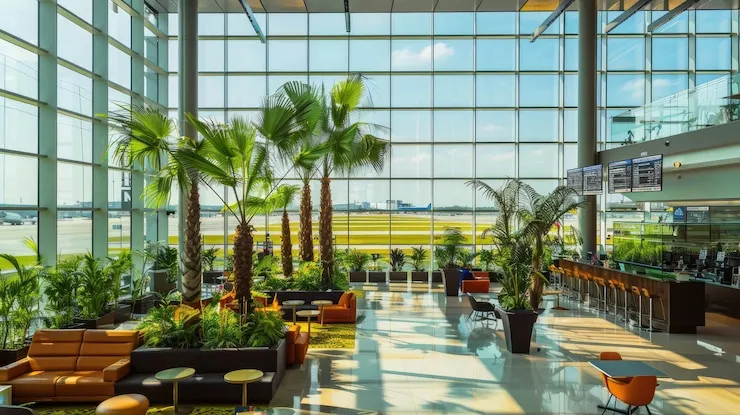 Bangalore Airport Terminal 2 garden-inspired design