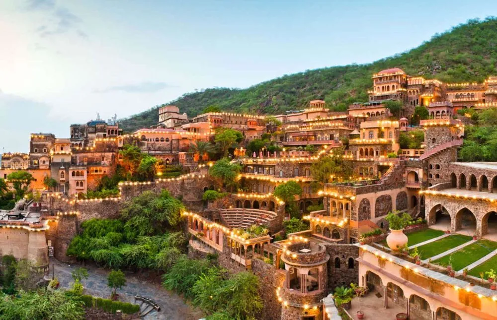 Neemrana Fort Palace luxury day trip from Delhi