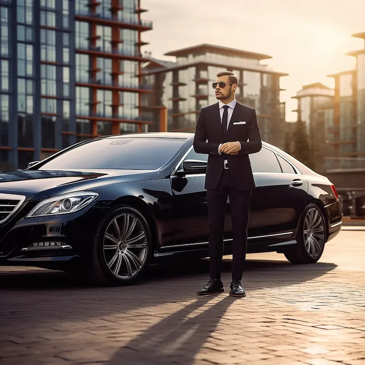 luxury car rental with chauffeur in India