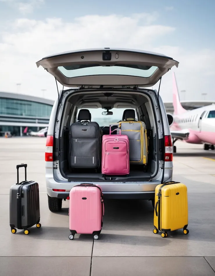 SUV airport transfer in Delhi for families and heavy luggage