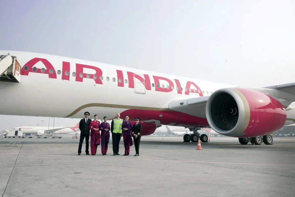 Air India aircraft showcasing 2026 Premium Economy upgrade