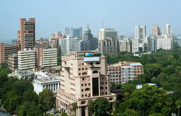 Connaught Place Delhi skyline representing a global travel hub