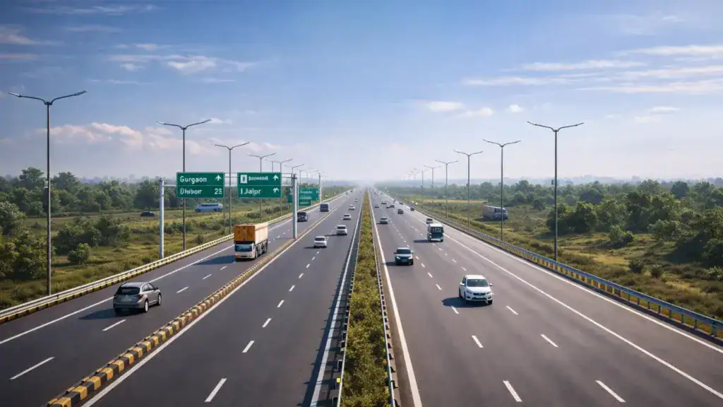 Delhi to Jaipur car rental road journey via NH48