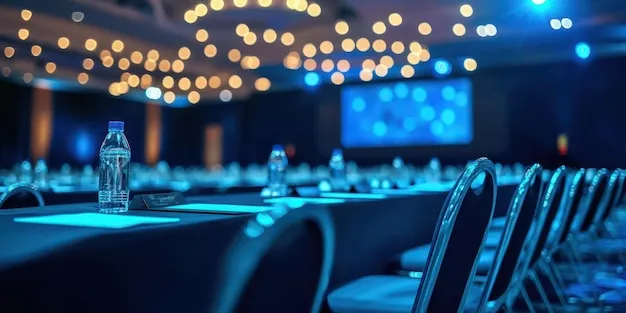 International corporate conference setup for MICE travel services