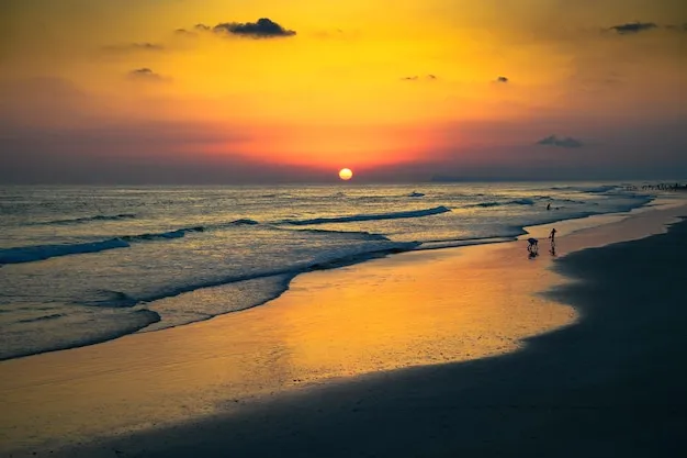 Sunset view of Salalah coastline Oman