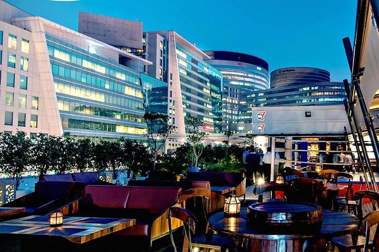 DLF Cyber City Gurgaon corporate business district used for conferences and corporate events