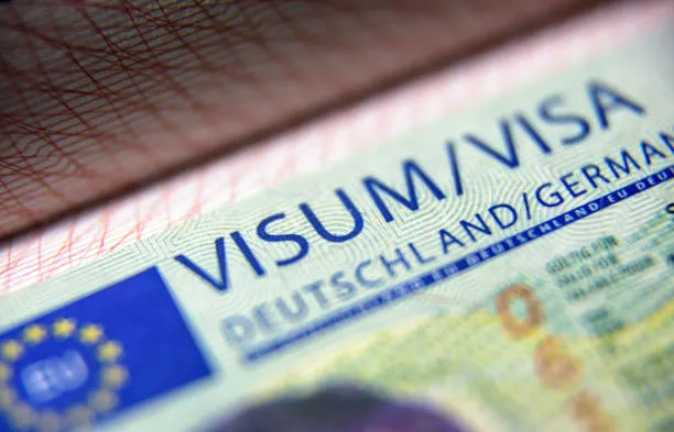 Indian passport with Schengen visa ready for Europe travel